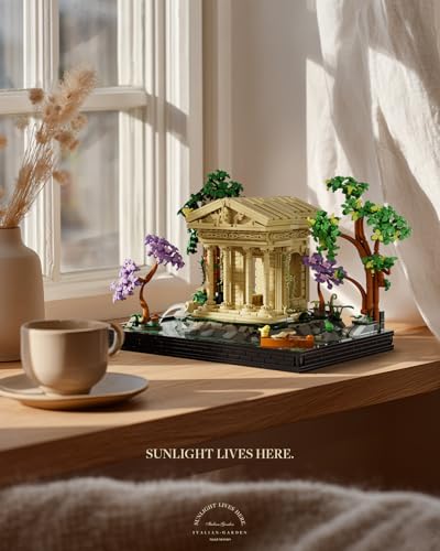 Nifeliz Italian Garden Building Set a RomanInspired Display Model for Home or Office Thoughtful Gift for Those Who Value Atmosphere and Culture 1733PCS NF10319 - Image 5
