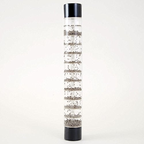 Bits and Pieces - Rain Fall Stick-Listen to Natural Sound of Rainfall and Watch Metal Balls Fall in Clear Acrylic Rain Stick - Music Rainstick - Image 1
