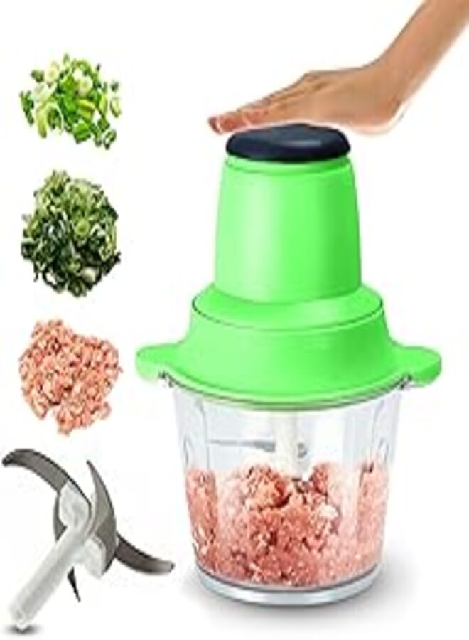 Meat Grinder & Food Chopper with 1.8 L Plastic Bowl 220V Electric Food Processor Meat Slicer Vegetable Chopper Machine 