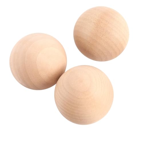 KOHAND 30 Pack 2 Inch Wooden Balls, Round Wood Ball for Crafts, Unfinished Wooden Balls for DIY Art Craft Painting Projects - Image 3