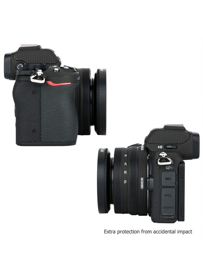 JJC Screw-in Lens Hood Shade for Nikon NIKKOR Z DX 16-50mm f/3.5-6.3 VR Lens on Nikon Z50 Zfc Z fc Replace Nikon HN-40 Lens Hood - Image 5