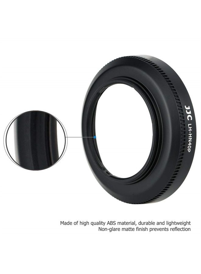 JJC Screw-in Lens Hood Shade for Nikon NIKKOR Z DX 16-50mm f/3.5-6.3 VR Lens on Nikon Z50 Zfc Z fc Replace Nikon HN-40 Lens Hood - Image 3