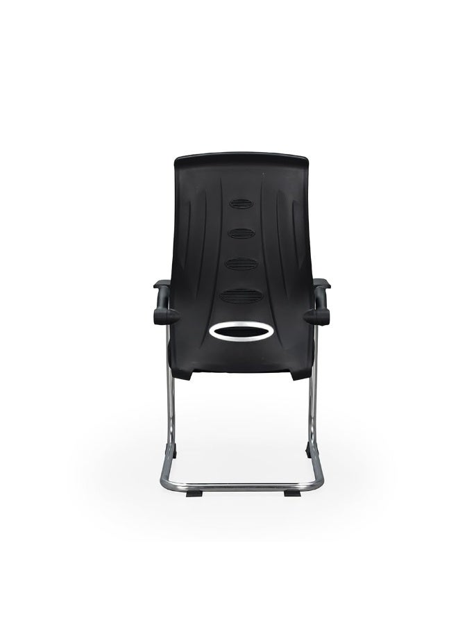 ROYALOAK Atlas Visitor Chair | High Grade Nylon Mesh | High Backrest | Comfortable Seating Space | Comfortable Armrest | Visitor Chair for Office Work | Visitor Chair | Sturdy Base | Smooth Texture - Image 5