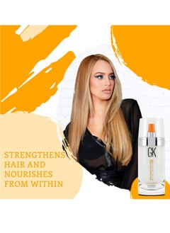 GK HAIR Global Keratin Leave-In Conditioner Detangler Spray 120 ml - For Dry, Damaged and Frizzy Hair Protection With Organic Natural Oil Strength & Shine | Hydrating Smoothing Styler - pzsku/Z3B70F459D2B2BFBB3796Z/45/_/1739018267/778048e7-2e54-4865-ba0e-14dc5289311b