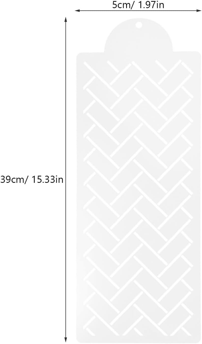 GALPADA 12pcs Baking Stencils Cake Decorating Templates Reusable Hollow Mold Cake Printing Powdered Sugar Sieve Stencil Set for DIY Baking Home Use - Image 2