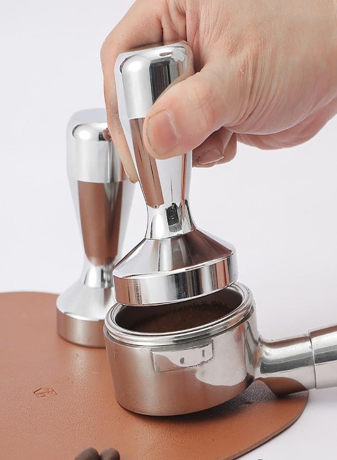 GSHLLO 49mm Stainless Steel Coffee Hand Tamper Flat Base Espresso Tamper Coffee Powder Presser Coffee Maker Tool for Office Home - Image 5