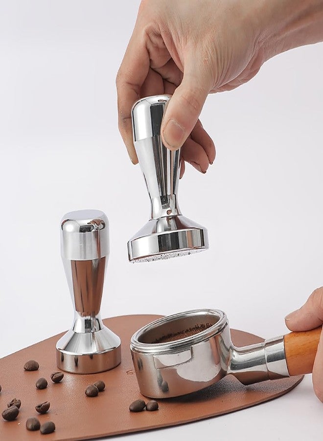 GSHLLO 49mm Stainless Steel Coffee Hand Tamper Flat Base Espresso Tamper Coffee Powder Presser Coffee Maker Tool for Office Home - Image 4