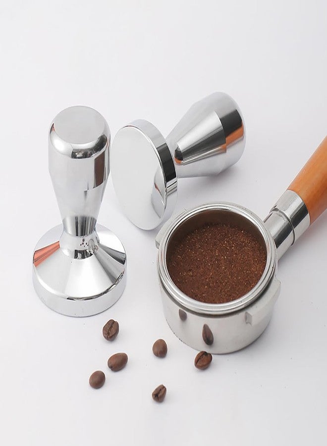 GSHLLO 49mm Stainless Steel Coffee Hand Tamper Flat Base Espresso Tamper Coffee Powder Presser Coffee Maker Tool for Office Home - Image 2