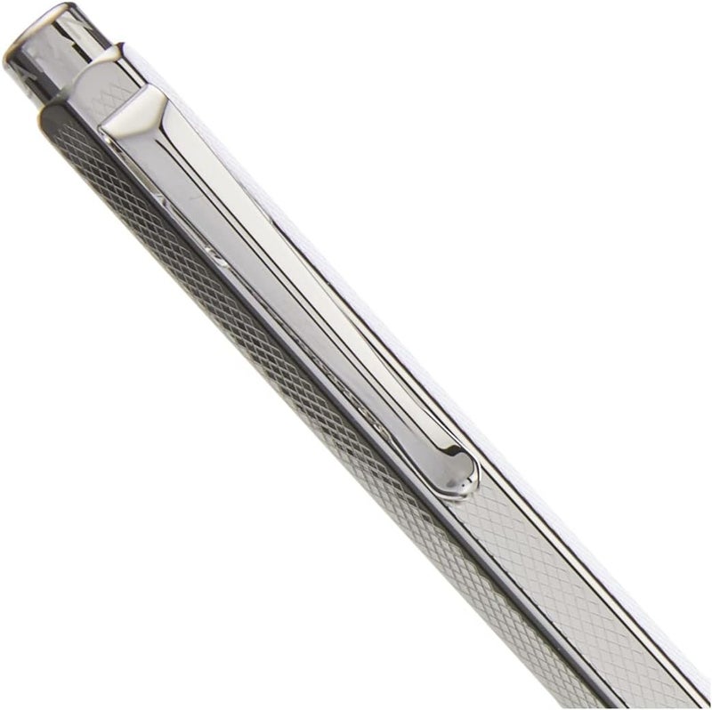 Caran d'Ache Ecridor Retro Palladium Finish Ballpoint Pen - Model 0890.487 - Image 3