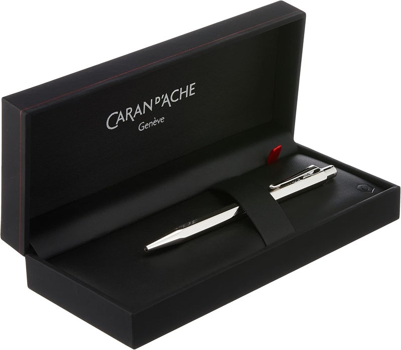 Caran d'Ache Ecridor Retro Palladium Finish Ballpoint Pen - Model 0890.487 - Image 2