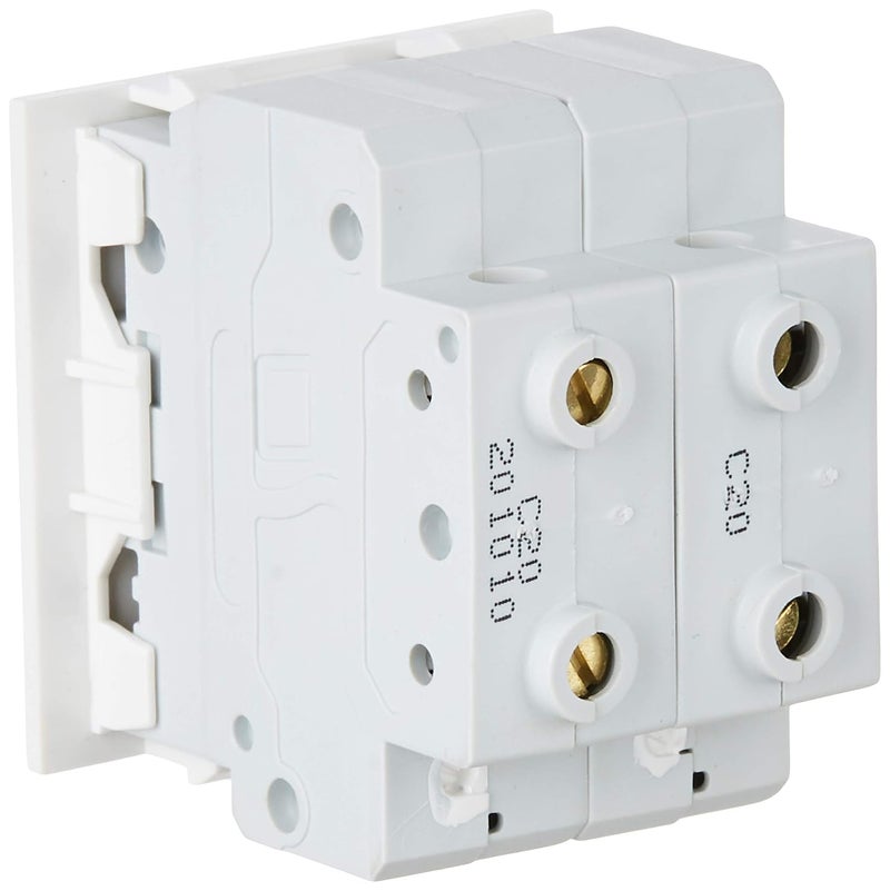 Anchor Anchor by Panasonic UNO Mini Modular 20 Amp Double Pole C Curve MCB ISI Marked Double Pole 20A Miniature Circuit Breaker 980782  - Image 2