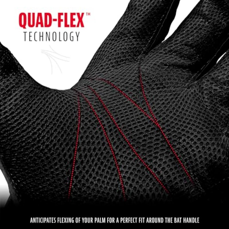 MLB Batting Gloves - Neo Classic II - Adult Batting Gloves Pair - Baseball + Softball - Image 4