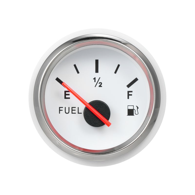Marine Fuel Level Gauge: 240-33Ohm, IP67 Waterproof 316 Stainless Steel, 9-32V Ultra-Wide Voltage, Red LED Backlight - Easy To Install Boat Fuel Gauge for Auto Car Boat Truck Vehicle RV - Image 4