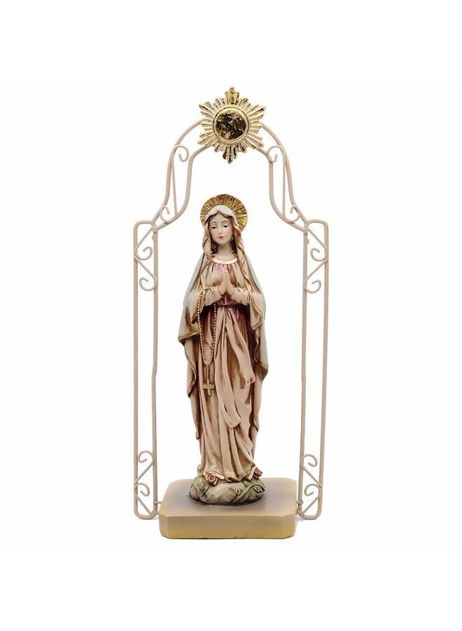 Comfy Hour 11" Religious Praying Virgin Mary Statue, The Blessed Mother of The Immaculate Comception Home Madonna Figurine - Image 1