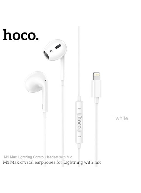 M1 Max Lightning Wired Headphones with Mic