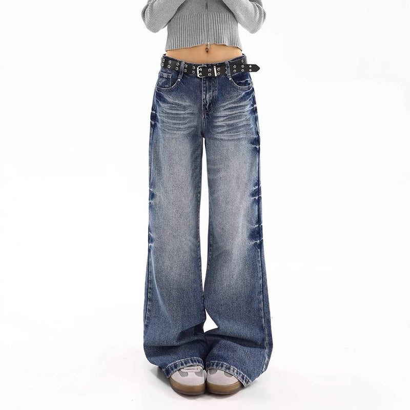 Unisex Casual Daily Denim Jeans - Image 1