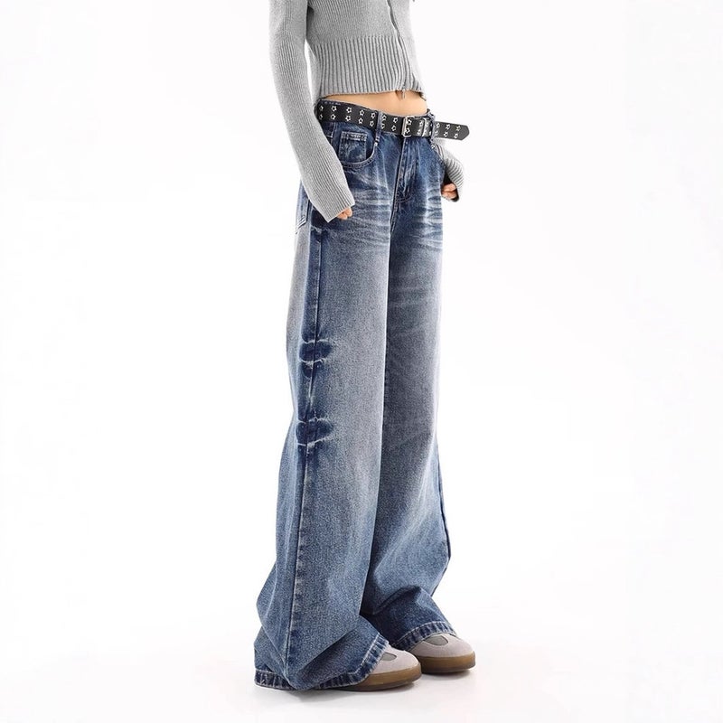 Unisex Casual Daily Denim Jeans - Image 3