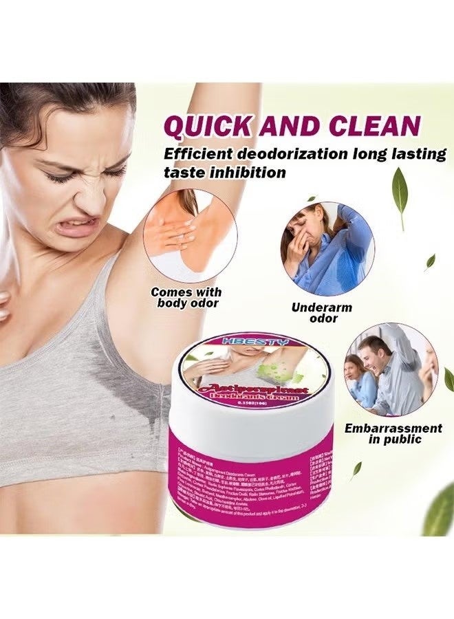 HBESTY Antiperspirant Deodorant Cream - Body Odor Remover Underarm Antiperspirant and Deodorant Underarm Odor Cream to Get Rid of Body Odor 10G - Image 4