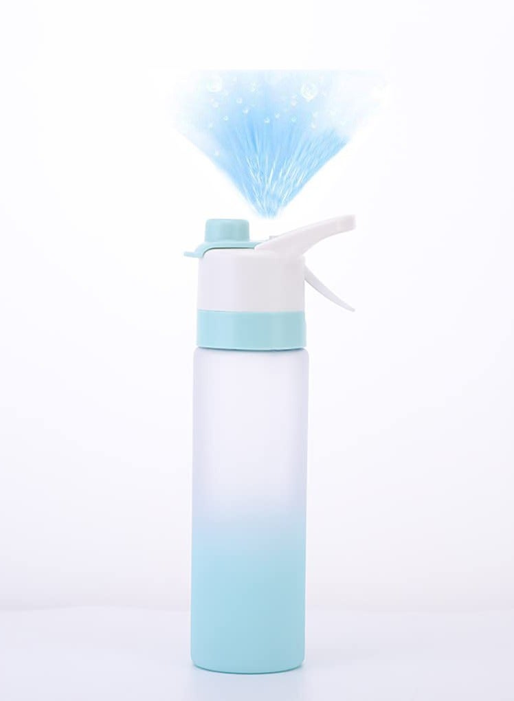 SYOSI Mist Spray Water Bottle, 650ml Sports Water Bottle Reusable Fitness Water Jug Multifunctional Spray Water Cup with Mist Hydration - Image 1
