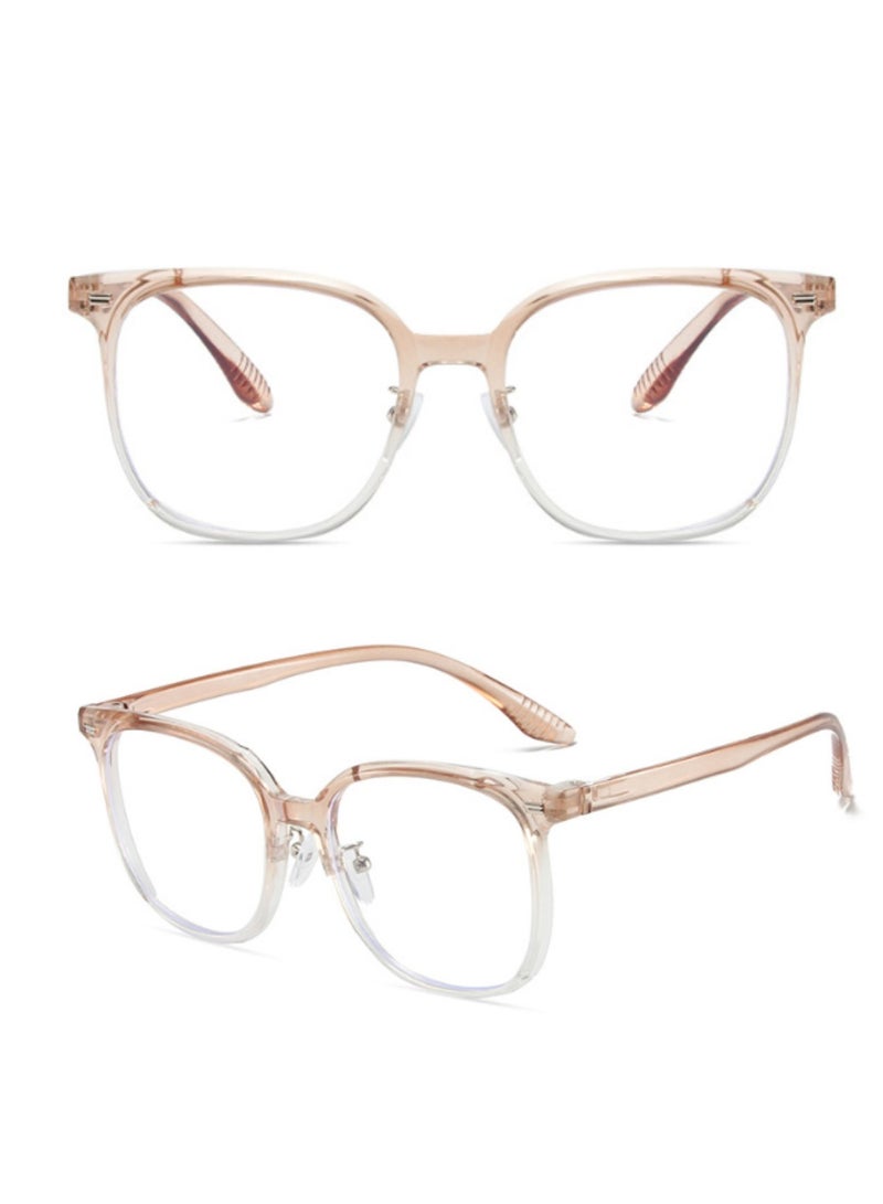 Urban Utility Blue Light Blocking Optical Eyeglasses - Stylish Oversized Frames, Clear Lens, Polarized. Top-rated Bluelight Protection for Reading, Work, & Screen Time. Vintage-Inspired, Lightweight Design. - Image 1