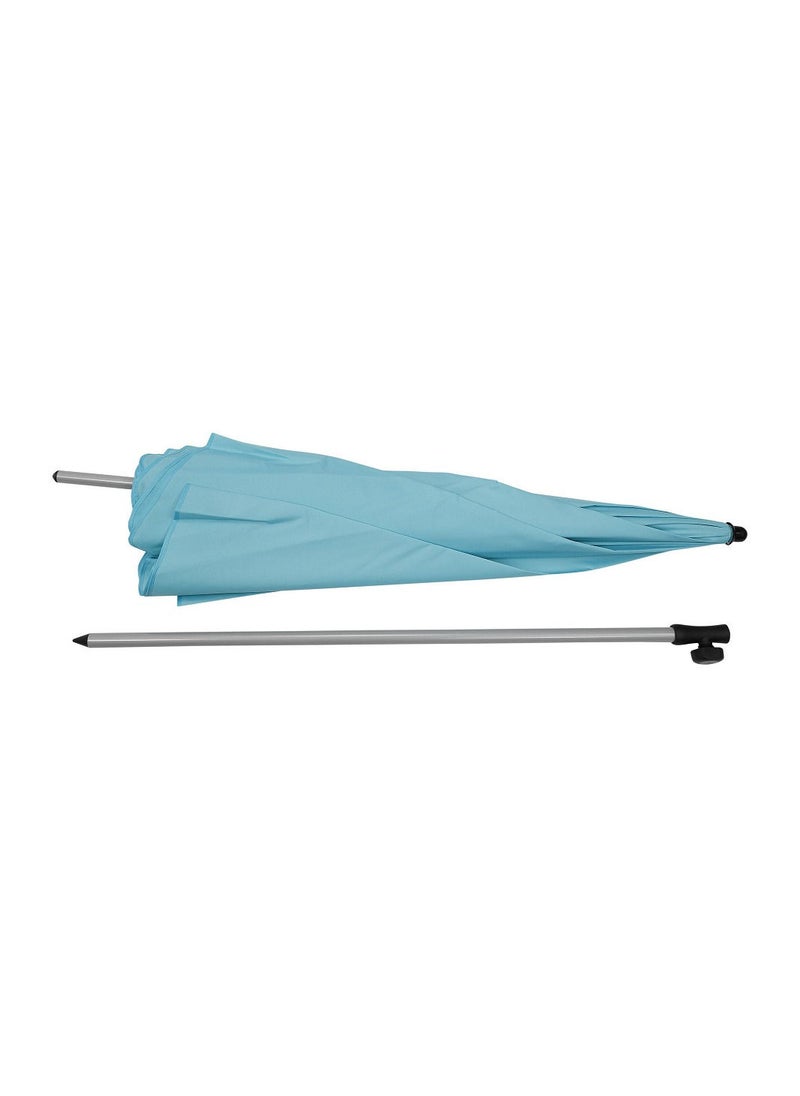 Generic - Turquoise Beach Umbrella 200Cm J - 2019010, Portable Beach Parasol Tilting Garden Sunshade Umbrella UV Resistant - Image 1