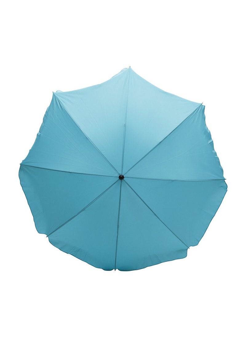 Generic - Turquoise Beach Umbrella 200Cm J - 2019010, Portable Beach Parasol Tilting Garden Sunshade Umbrella UV Resistant - Image 1