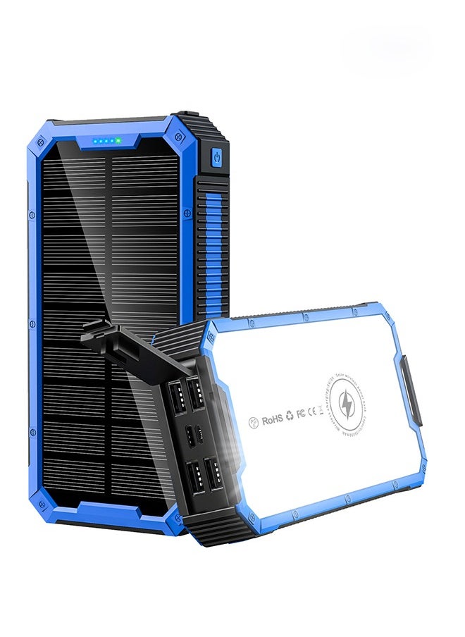 Joshberg 36800mAh Solar Power Bank with Wireless Charger,Fast Charging,LED Flashlight,for Outdoor/Camping  - Image 1