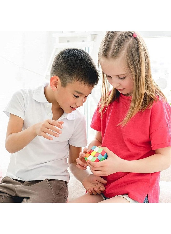 بارتيت مكعبات بارتيت ٣×٣ بدون ملصقات | مكعب سريع للمبتدئين للأطفال والكبار | لغز العصف الذهني السحري السريع للتخلص من التوتر (متعدد الألوان) | مكعب متين وناعم بتصميم مقاوم للفرقعة - Image 5