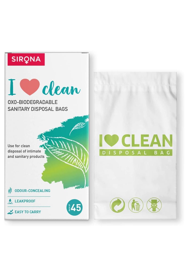 Sirona Sirona Sanitary Disposable Bags | Pad Disposal Bags | Discreet Disposal of Tampons, Condoms, Diaper, Sanitary Pads, Panty Liner and Personal Hygiene Waste | Women Privacy Handling Bag (135 Bags) - Image 2