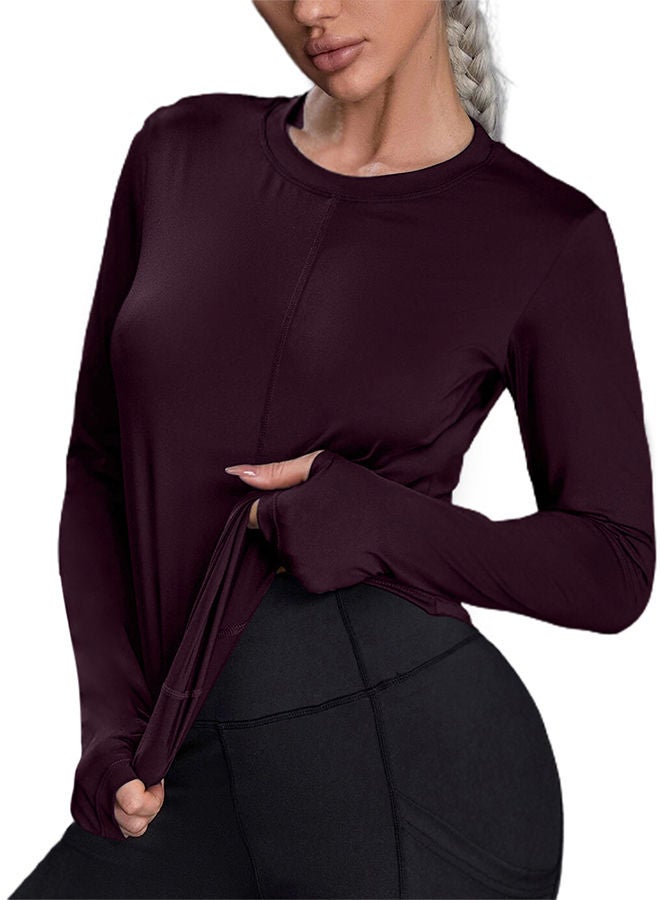 Nileton Sport Top Slim Fit Long Sleeves - Sport T-shirt Crew Neck  - Image 3