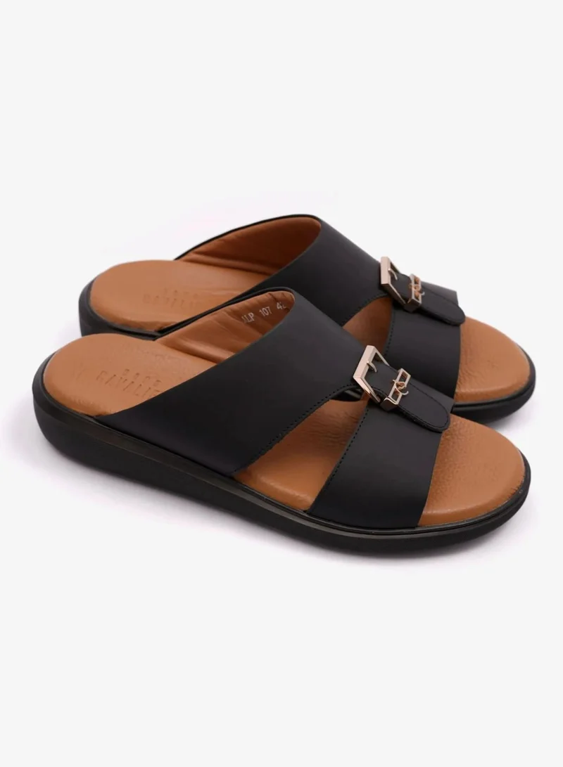UOMO Cavalier CLASSIC OUTSOLE UOMO CAVALIER MENS SANDALS BLACK