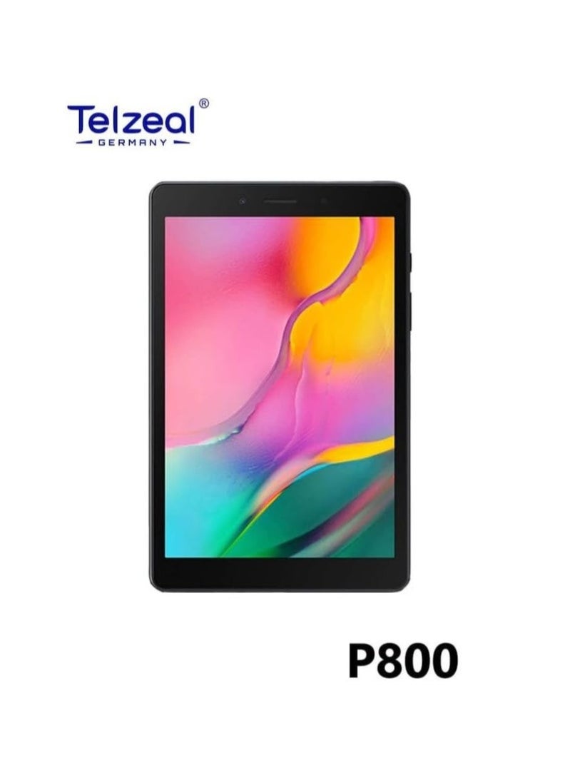 Telzeal P800 Tablet 8 Inch Android 12 with Dual SIM, 6GB RAM, 256GB ROM, 5G WiFi, 5000mAh Battery, HD Display, and Wireless Keyboard – Green - Image 2