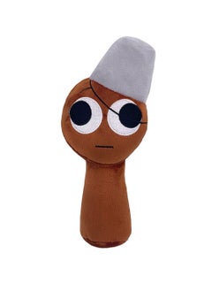 Generic Rhythm Box Sprunki Game Peripheral 20cm Plush Toy, Realistic Cute Soft Plush Doll, Gift for Boys and Girls Game Fans (Brown)  - Image 1