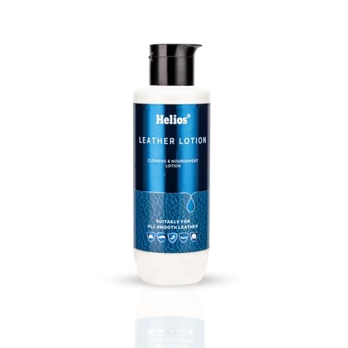 Helios leather tion with Microfiber Cloth | Leather Conditioner & Moisturizer for Shoes, Bags, Jackets, Wallets | Nourishes & Restores Leather Shine – 150 ml (Pack of 1) - Image 3