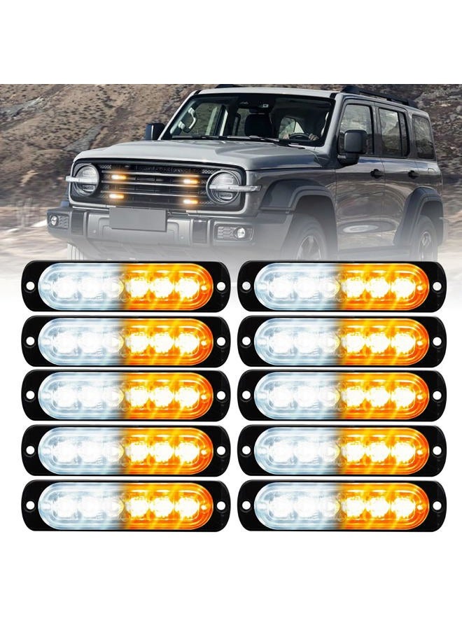 EEEKit 10PCS Car LED Emergency Strobe Lights - Image 1