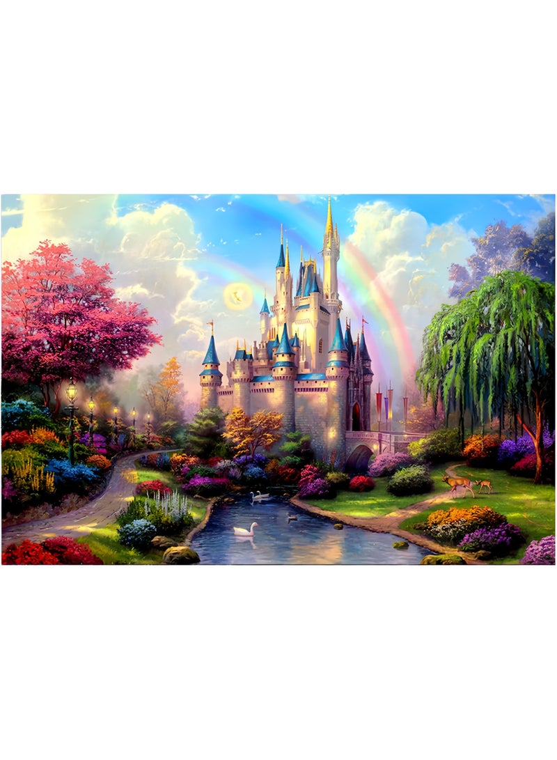 1000 قطعة اللغز | حكاية خرافية القلعة موضوع اللغز | مناسبة للبالغين والأطفال الألغاز والألغاز لعبة عادية - Image 1