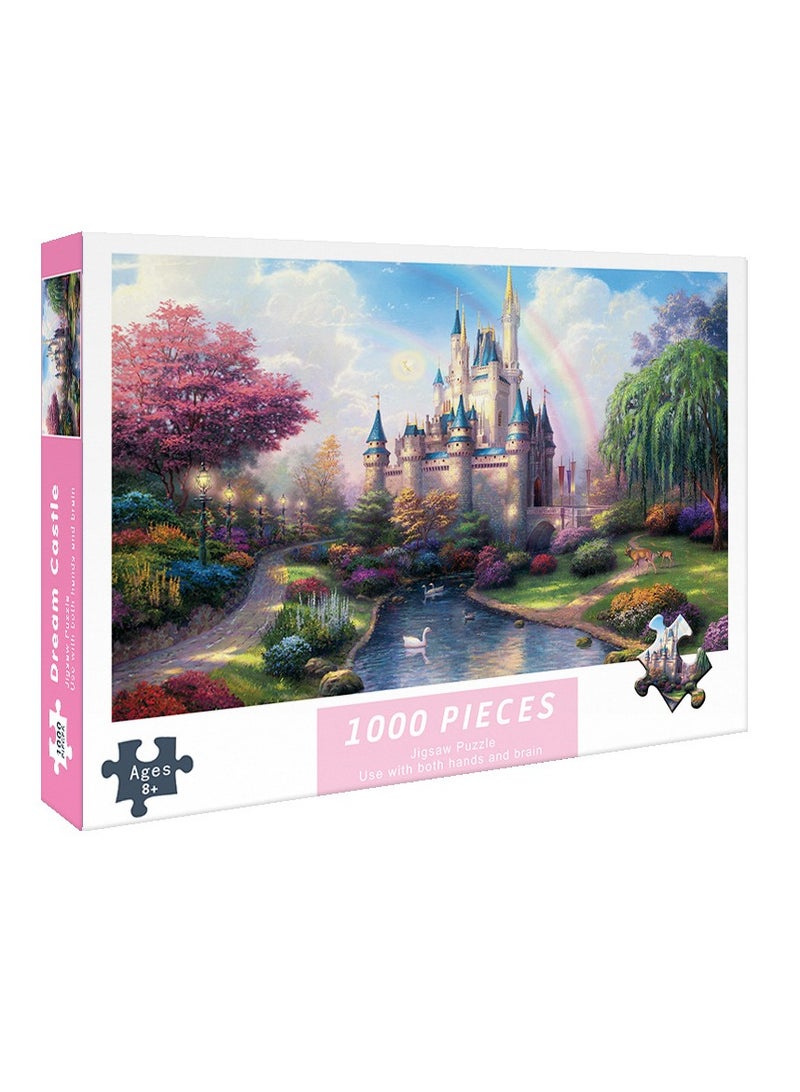 1000 قطعة اللغز | حكاية خرافية القلعة موضوع اللغز | مناسبة للبالغين والأطفال الألغاز والألغاز لعبة عادية - Image 2