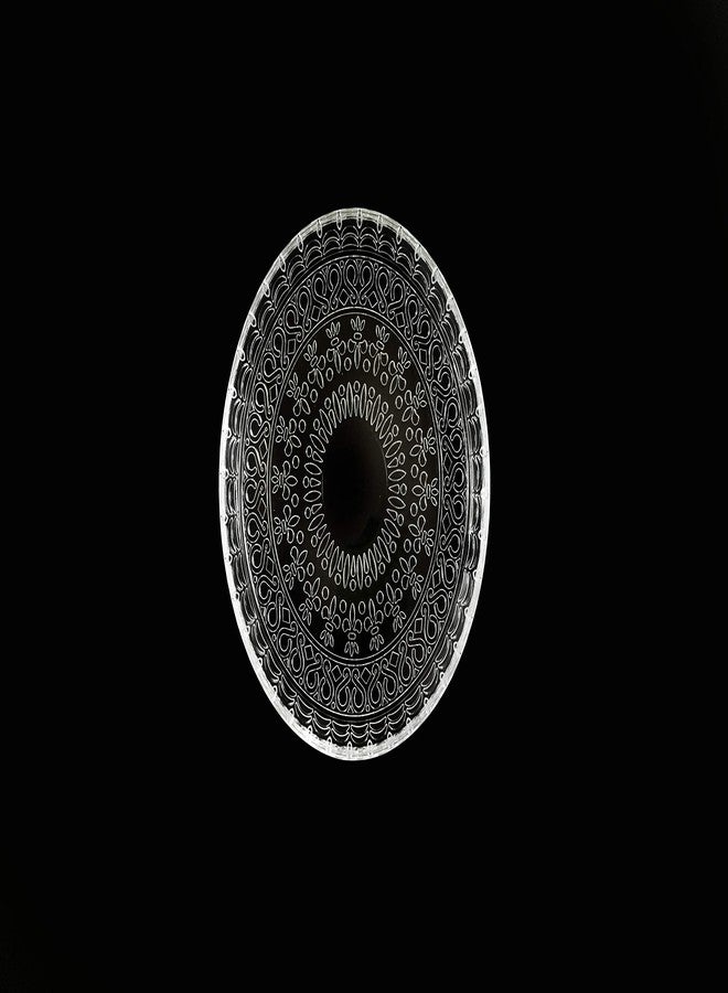 بارسكي أطباق سلطة زجاجية من بارسكي - طقم من 4 أطباق - للسلطة والحلويات - تصميم أنيق - قطر 7 بوصات - صنع في أوروبا - Image 3