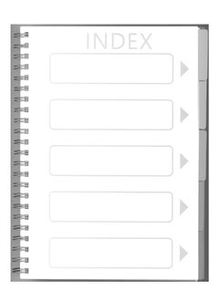 Foldermate دفتر ملاحظات WeWrite Urban Nest A5 وردي مزدوج الحلزوني بخمسة مواضيع مسطرة  - Image 2