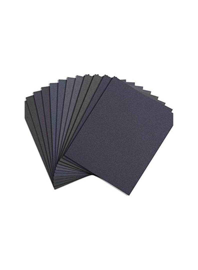 KNP KNP 120 Grit Sandpaper Pack of 100 sandpaper includes 100 sheets, each designed for medium-fine sanding and surface smoothing tasks. - Image 2