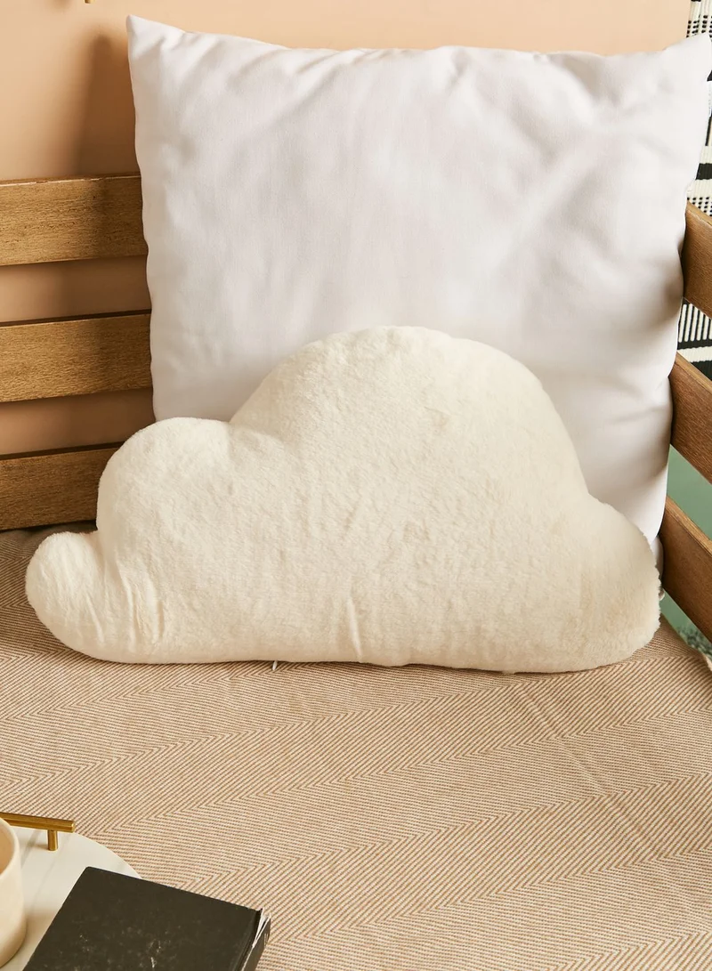 Pink Cactus Cloud Shaped Cushion With Insert