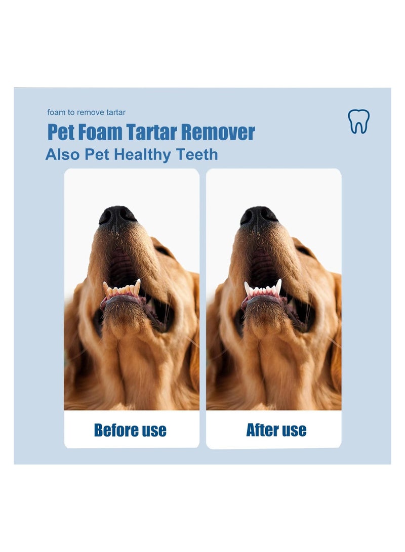 SOLARAE Pet Teeth Cleaning Foam, Oral Spray Pets, Pet Clean Teeth Cleaning Spray, Pet Teeth Cleaning Spray, Dog Oral Care Spray, Dental Care Bad Breath Treatmentfor Dogs & Cats Natural Breath Freshener, 60ML - Image 3
