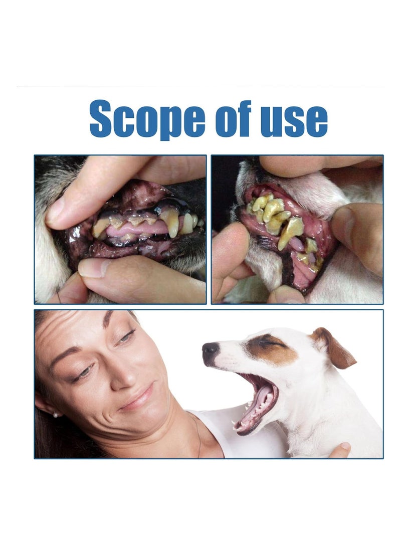 SOLARAE Pet Teeth Cleaning Foam, Oral Spray Pets, Pet Clean Teeth Cleaning Spray, Pet Teeth Cleaning Spray, Dog Oral Care Spray, Dental Care Bad Breath Treatmentfor Dogs & Cats Natural Breath Freshener, 60ML - Image 2