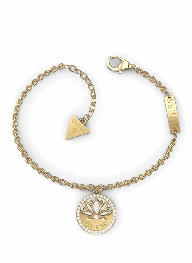 GUESS - Lotus Coin Charm Bracelet - Image 1