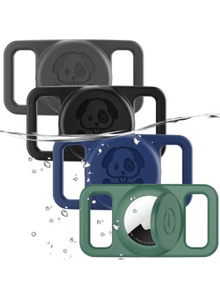 4 Pack Waterproof AirTag Dog Collar Holder, Silicone Loop Holder for Apple AirTag, Keep Your Dog Safe with Anti-Lost Air Tag Accessories - pzsku/Z3B72DF2429FBAAE9B955Z/45/_/1730910901/057ca2ea-d803-4342-b34b-97948c818699