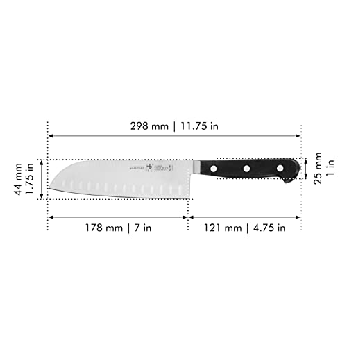 Henckels CLASSIC 7-inch Hollow Edge Santoku Knife - Image 2