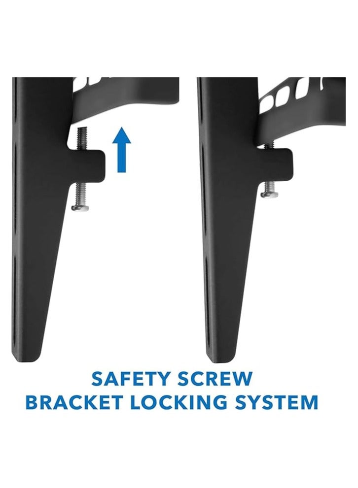 Lucky Sky حامل تلفزيون جداري مائل LS-M64T للشاشات من 40 إلى 80 بوصة، فيزا 400×600 ملم، حمولة 60 كجم، يبعد 45 ملم عن الحائط، ميل ±15 درجة - Image 2