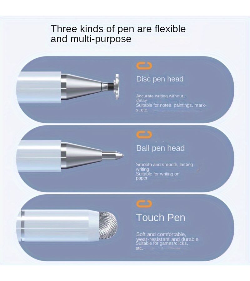 Black Stylus Pen for Tablets Smartphones Touch Screen Drawing Writing - Image 4
