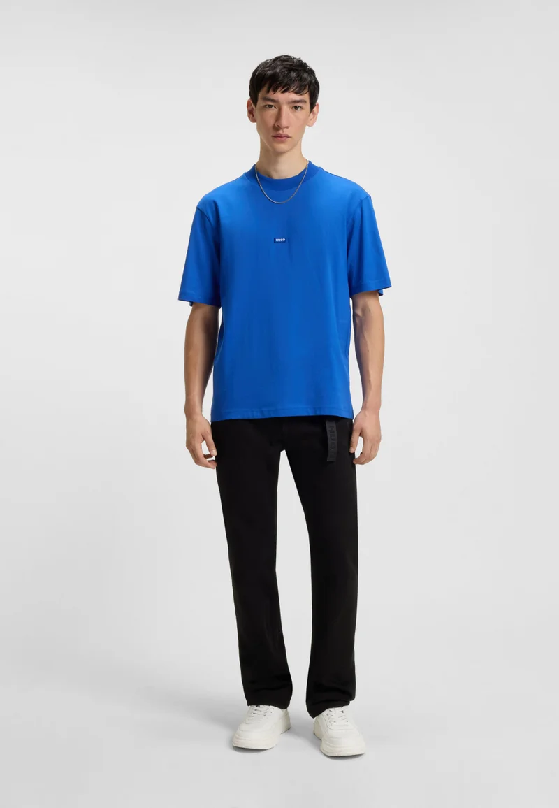 HUGO Black Slim-fit jeans in black stretch denim for Men | Best Price UAE