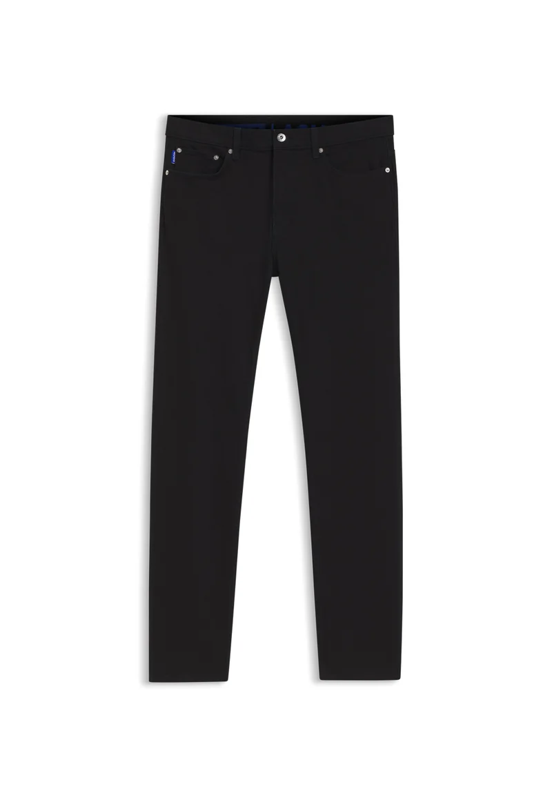 HUGO Black Slim-fit jeans in black stretch denim for Men | Best Price UAE